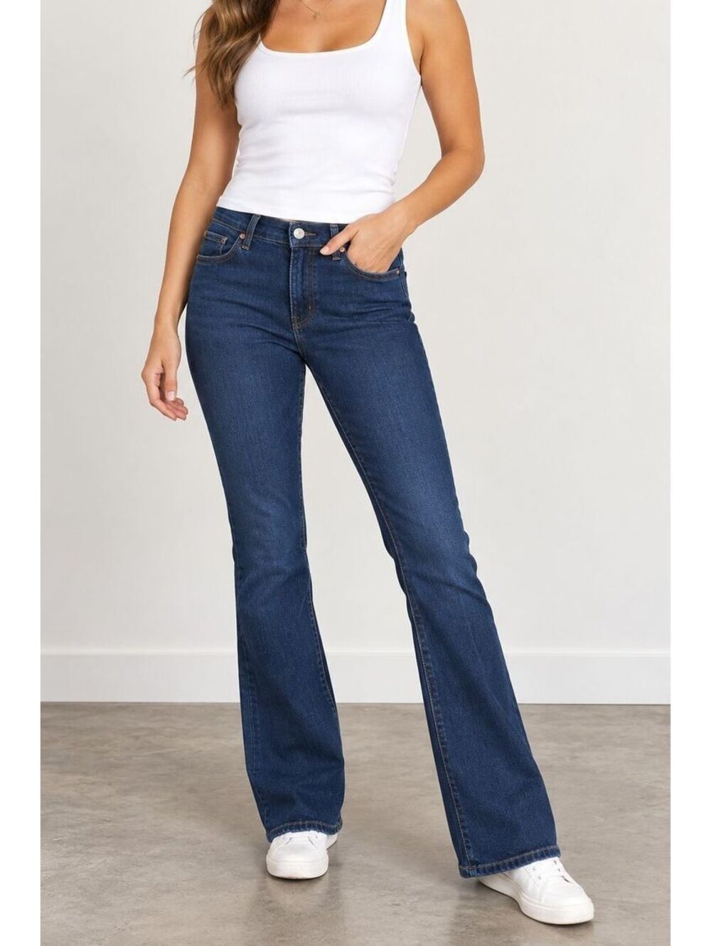 Levi's 315 Shaping Bootcut Jeans Women's 28x34 Dark Indigo Stretch Y2K